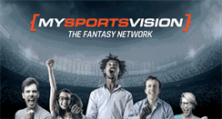 Desktop Screenshot of mysportsvision.com